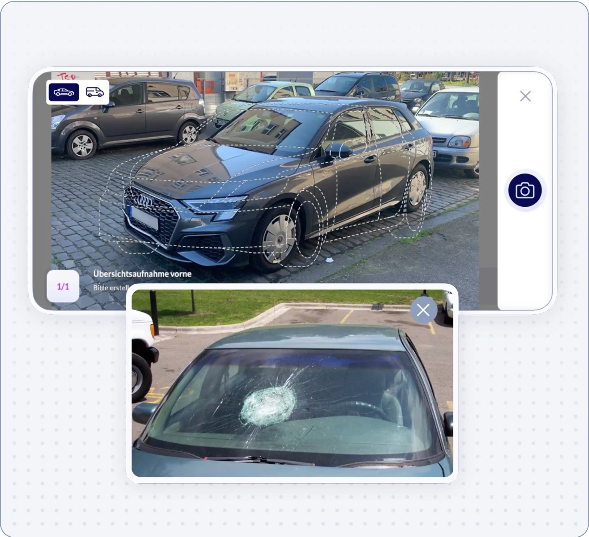 AFC Companion Screen: Schaden per Fotoapp dokumentieren AFC Companion Screen: Schaden per Fotoapp dokumentieren
